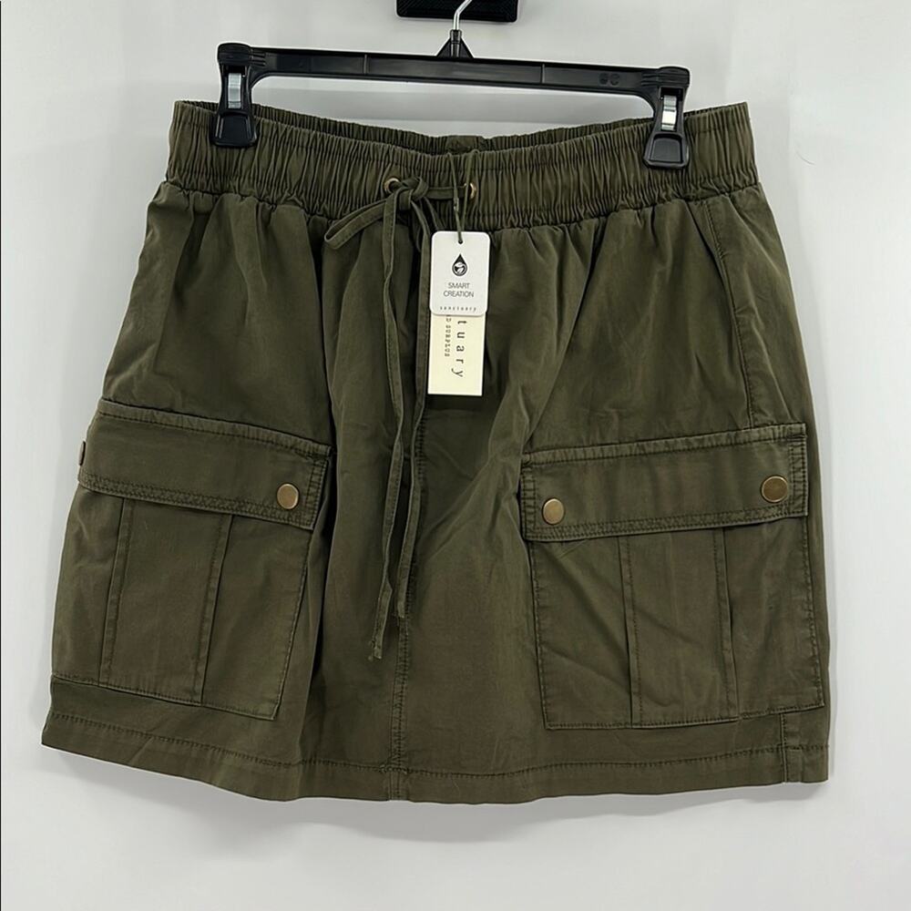 Sanctuary Standard Surplus Cargo Mini Skirt - Moss - XL - New with tags